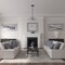 Ekena Millwork Jefferson Ceiling Medallion (Fits Canopies up to 2 7/8"), Hand-Painted Americana, 11 3/4"OD x 3/8"P CM12JEAMF - alternate 4